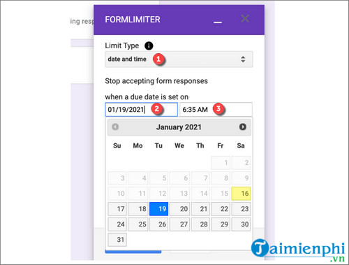 Picture 15 of How to limit responses in Google Forms