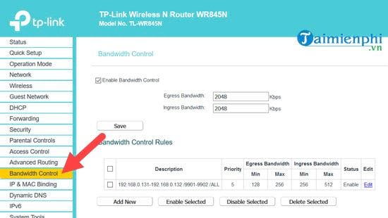 Picture 4 of How to limit Wi-Fi bandwidth