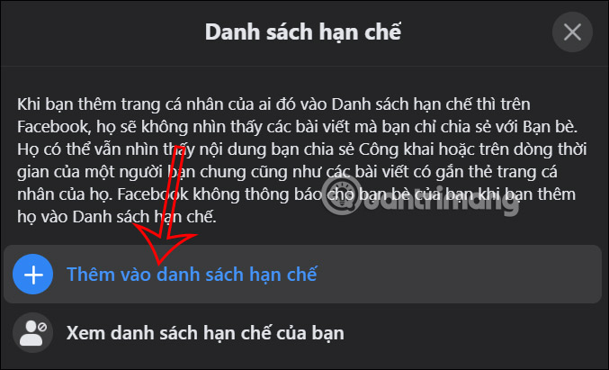 Picture 12 of How to restrict which friends on Facebook can see your posts - The Restricted list feature
