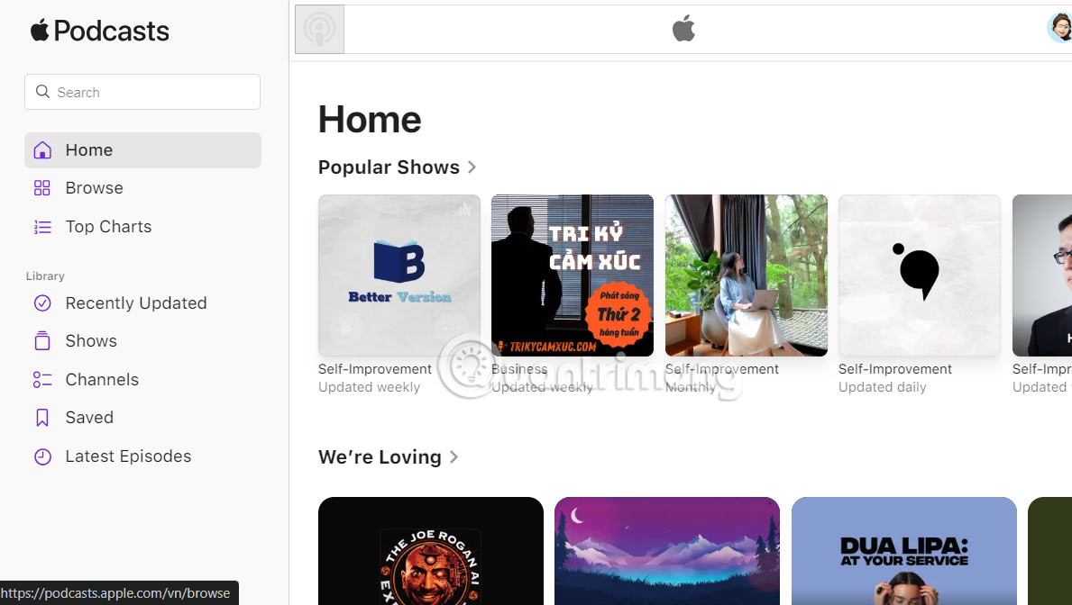 How to listen to Apple Podcasts in the browser Picture 5