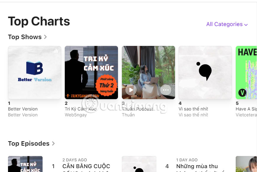 How to listen to Apple Podcasts in the browser Picture 6