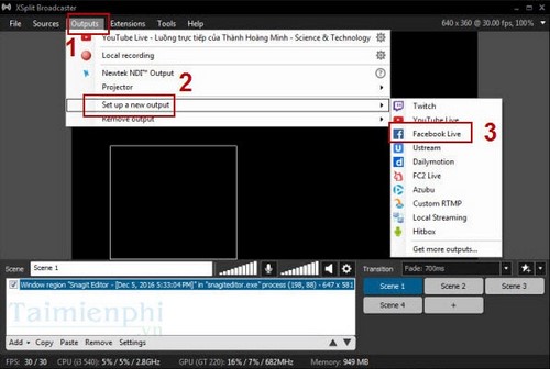 Picture 18 of How to live stream and broadcast videos on Facebook using XSplit