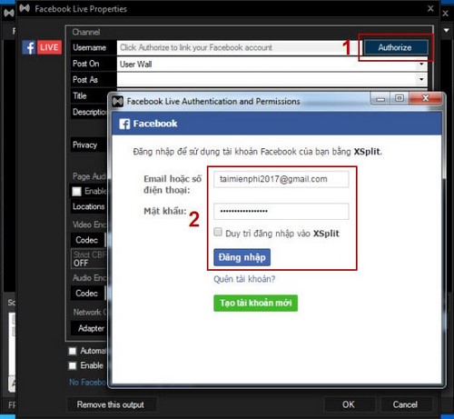 Picture 19 of How to live stream and broadcast videos on Facebook using XSplit