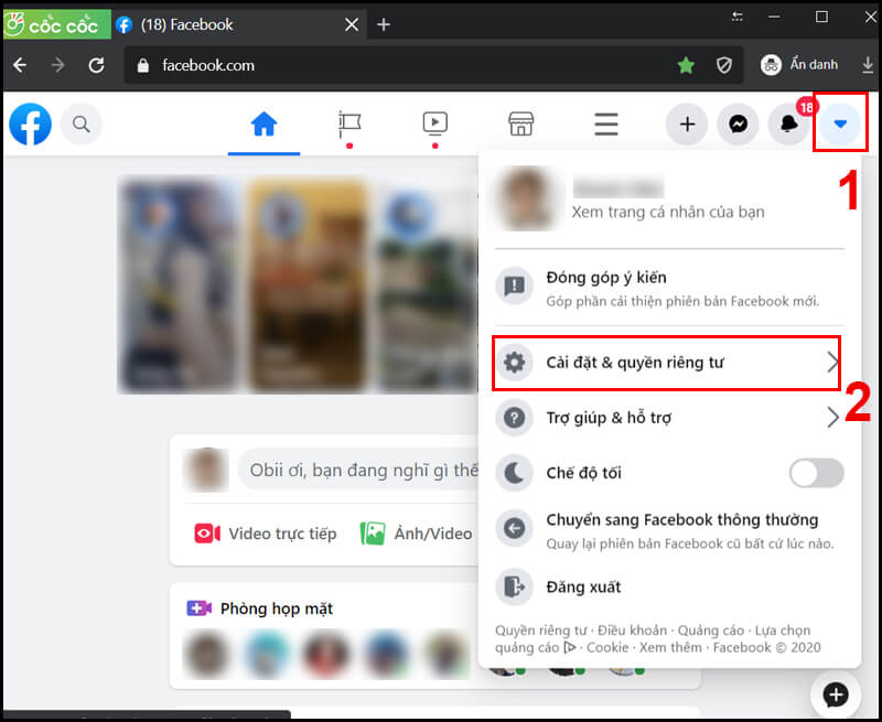 How to lock facebook quickly and in detail Picture 1