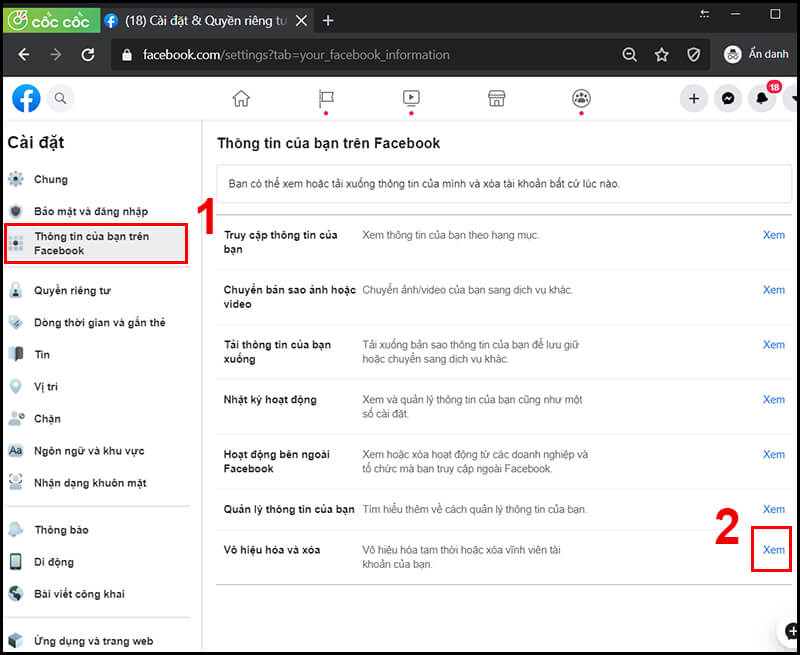 How to lock facebook quickly and in detail Picture 2