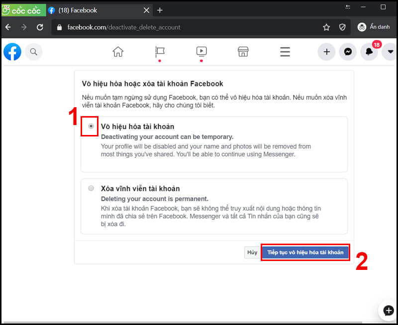 How to lock facebook quickly and in detail Picture 3