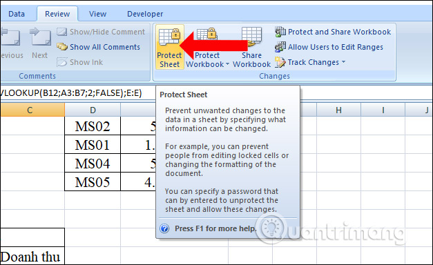 How to lock formulas in Excel - Protect excel formulas Picture 7