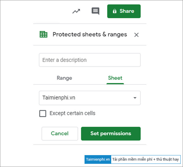 Picture 3 of How to lock formulas in Google Sheets