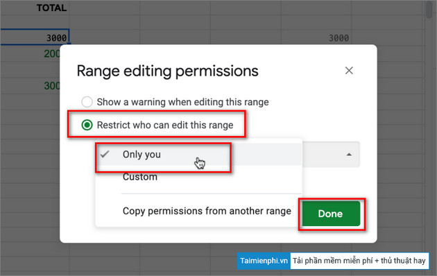 Picture 9 of How to lock formulas in Google Sheets