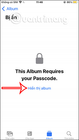 How to lock hidden photo albums on iPhone Picture 5