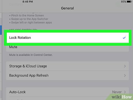 How to Lock iPad Screen Orientation Picture 9