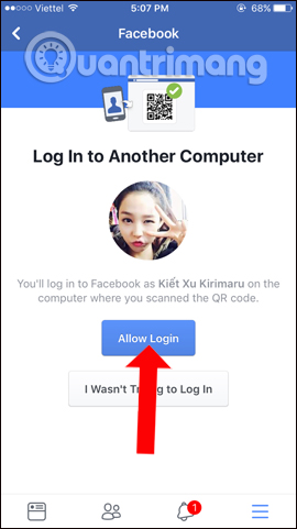 images 1 of How to log in to Facebook on computer using QR code - Login to Facebook web by phone