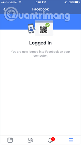 images 1 of How to log in to Facebook on computer using QR code - Login to Facebook web by phone