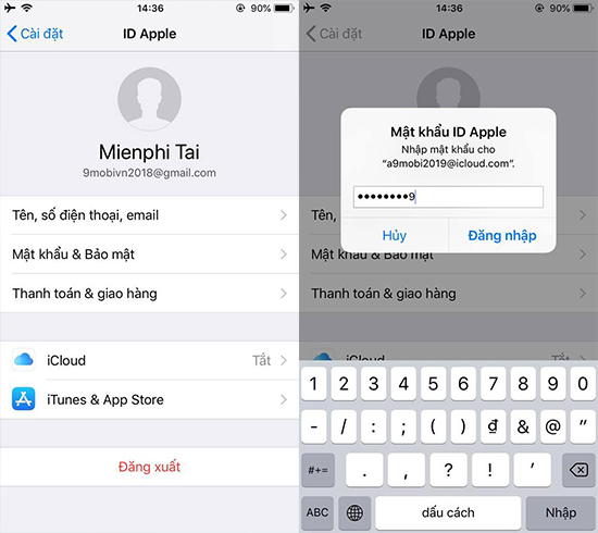 How to log in to iCloud on iPhone, iPad Picture 2