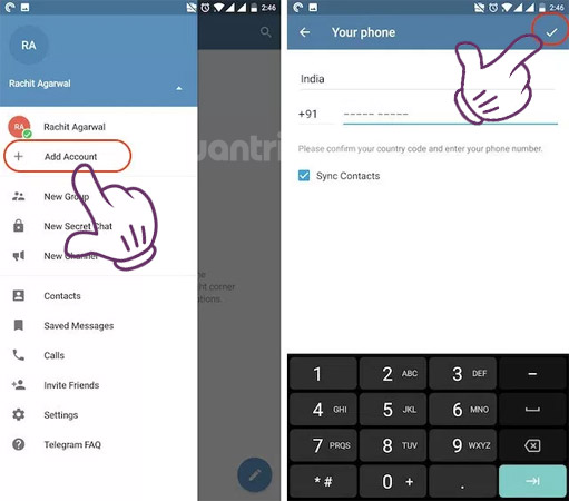 How to log in to multiple accounts on Telegram iPhone, Android Picture 11