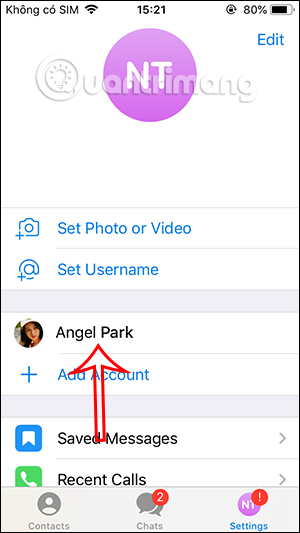 How to log in to multiple accounts on Telegram iPhone, Android Picture 8
