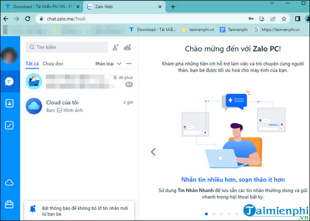 How to log in to Zalo on computer, phone, Zalo Web Picture 4