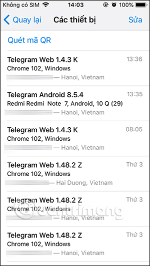 How to log out of Telegram account remotely Picture 4