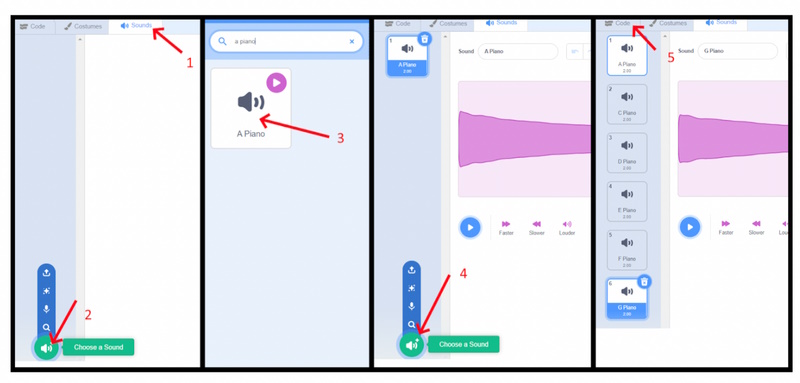 images 6 of How to make a piano game using Scratch