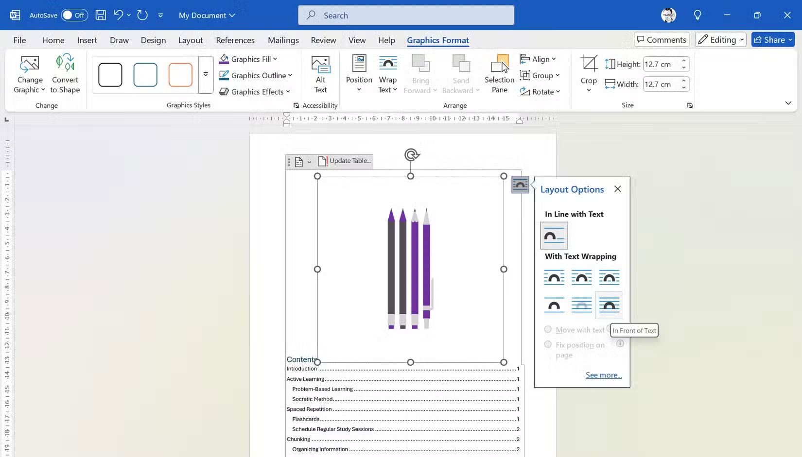 How to Make Your Word Document Stand Out with a Beautiful Table of Contents Picture 3