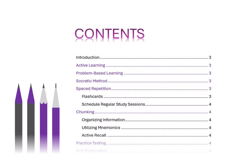 How to Make Your Word Document Stand Out with a Beautiful Table of Contents Picture 7