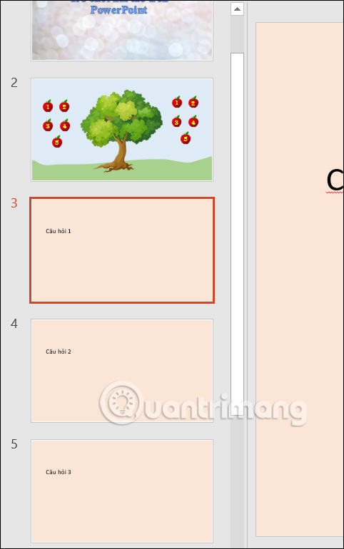 How to make an apple picking game on PowerPoint Picture 11