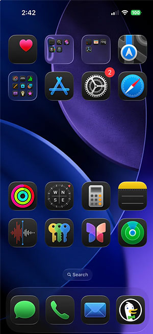 images 2 of How to make app icons transparent on iOS 26