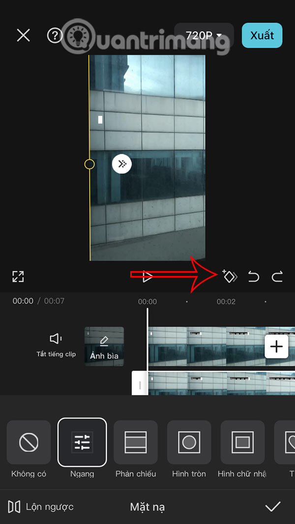 Instructions for making color changing videos on CapCut Picture 14