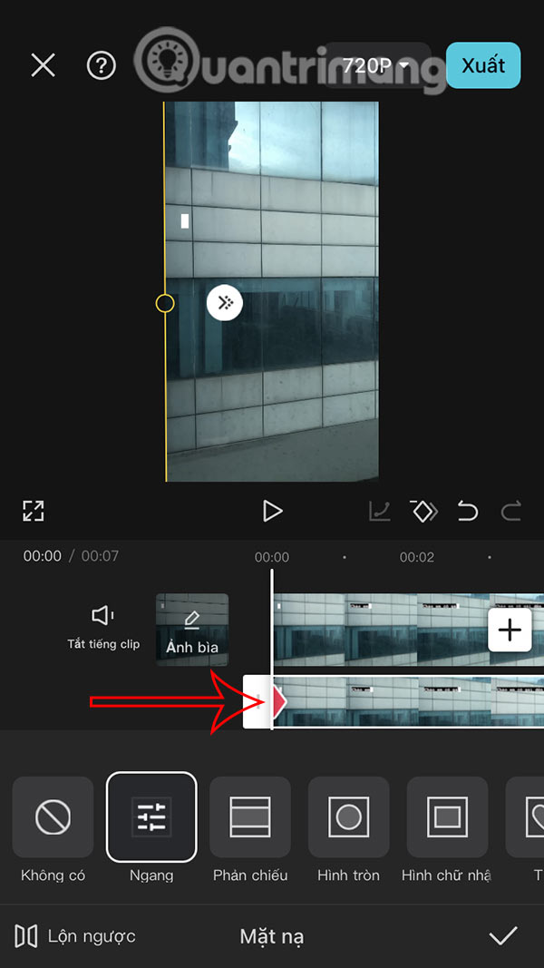 Instructions for making color changing videos on CapCut Picture 15