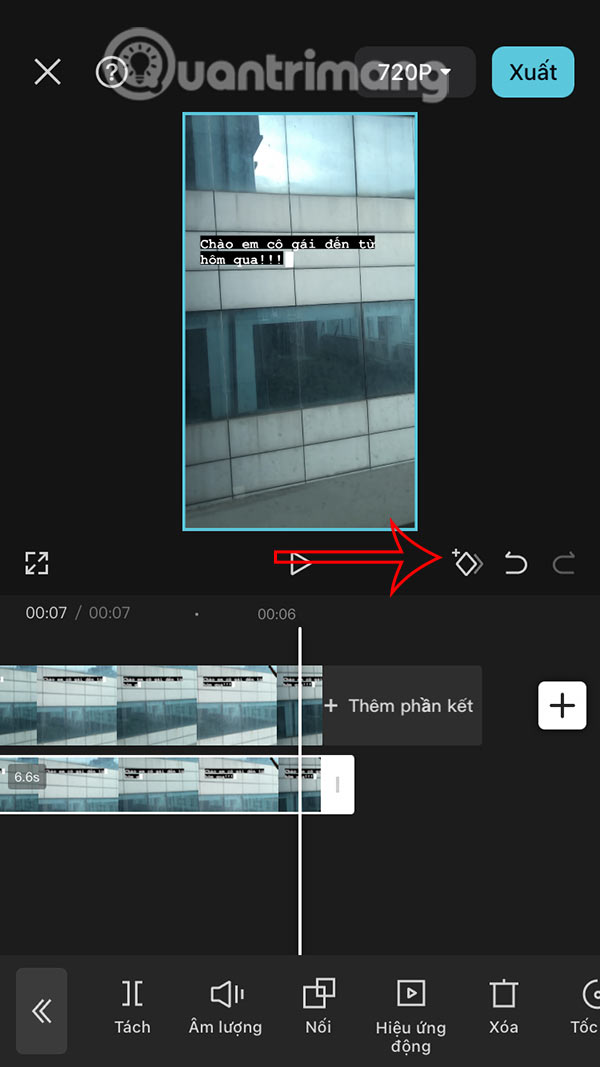 Instructions for making color changing videos on CapCut Picture 16