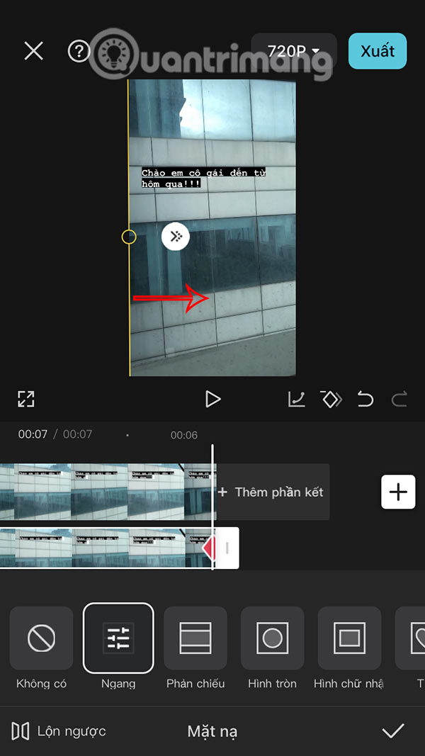 Instructions for making color changing videos on CapCut Picture 17