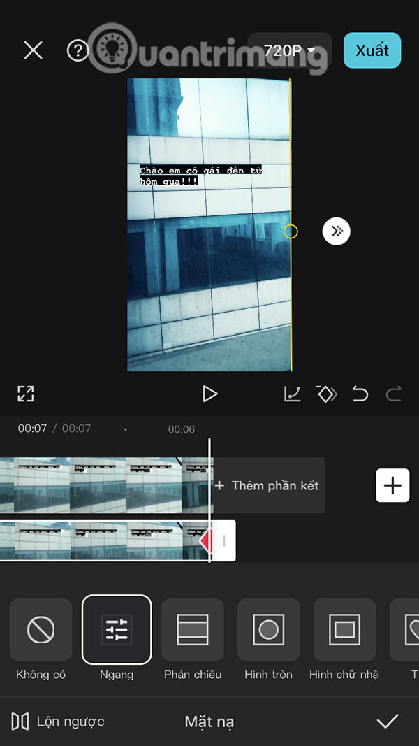 Instructions for making color changing videos on CapCut Picture 18