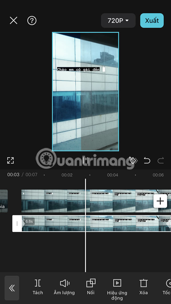 Instructions for making color changing videos on CapCut Picture 19