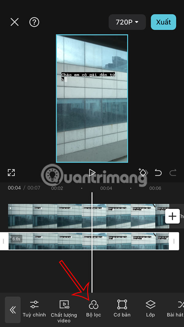 Instructions for making color changing videos on CapCut Picture 7