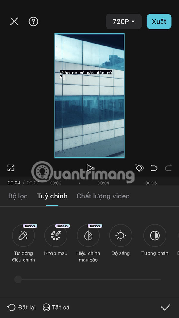 Instructions for making color changing videos on CapCut Picture 9