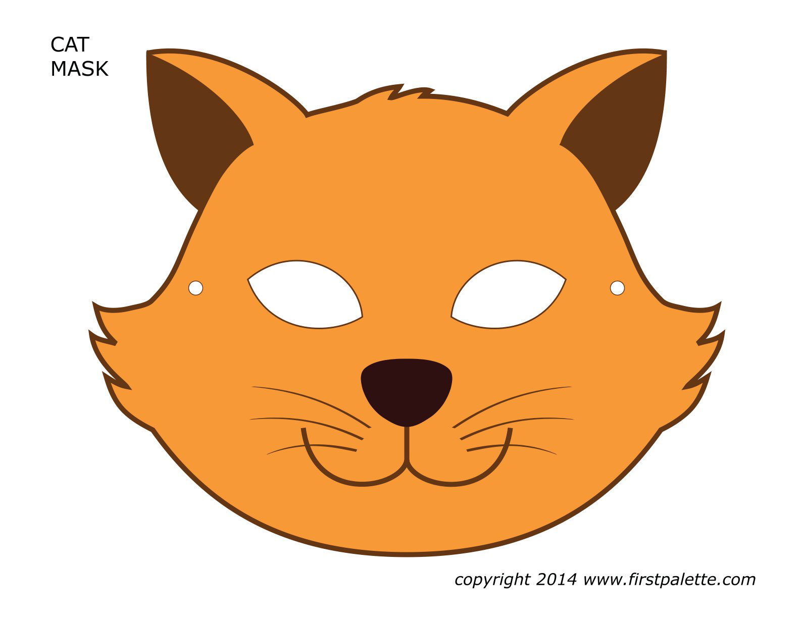 Picture 20 of How to make animal-shaped paper Mid-Autumn Festival masks for children.