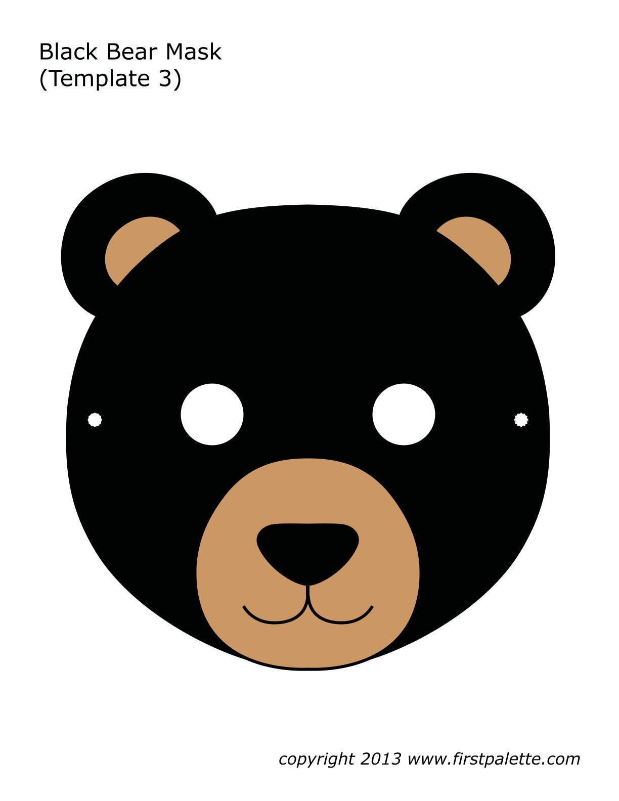 Picture 8 of How to make animal-shaped paper Mid-Autumn Festival masks for children.