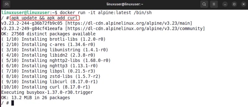 How to make permanent changes to a Docker image immediately. Picture 2