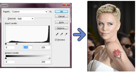 How to make realistic tattoo art with Adobe Photoshop Picture 4