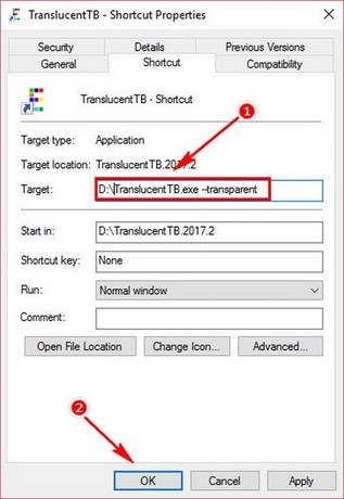 Picture 9 of How to make the Taskbar transparent on Windows 10 and Windows 11 using TranslucentTB