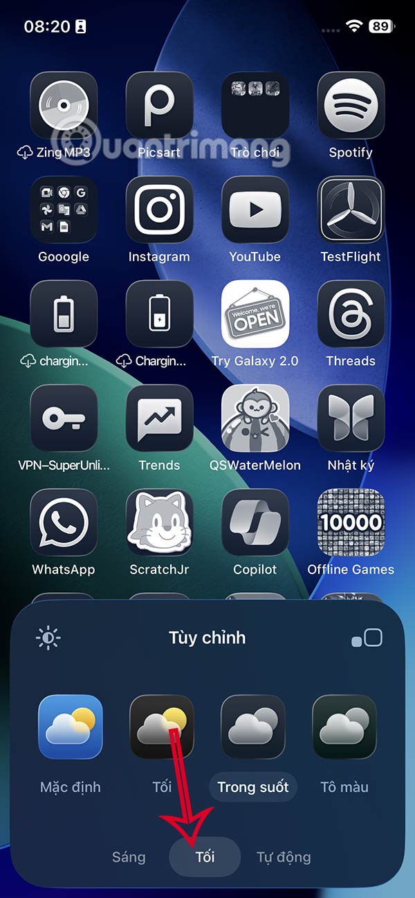 How to make transparent icons on iPhone Picture 5