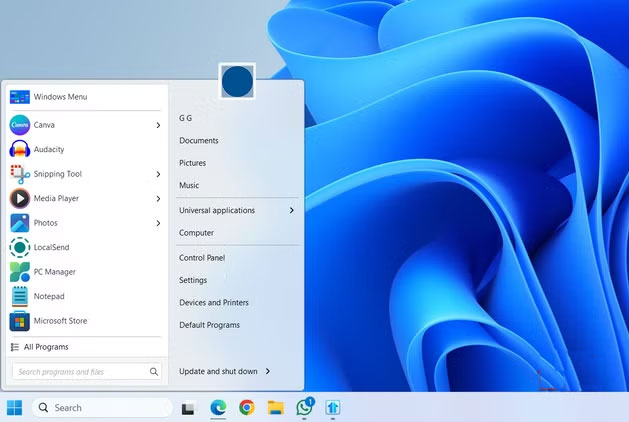 How to Make Windows 11 Look Like Windows 7 Picture 4