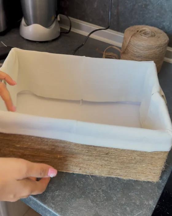 How to make your own boho style storage basket Picture 5