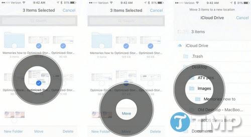 How to manage iCloud Drive files, create folders, move easily Picture 8