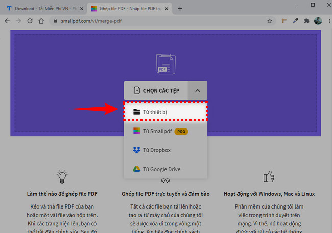 Picture 4 of How to merge PDF files online for free and quickly.