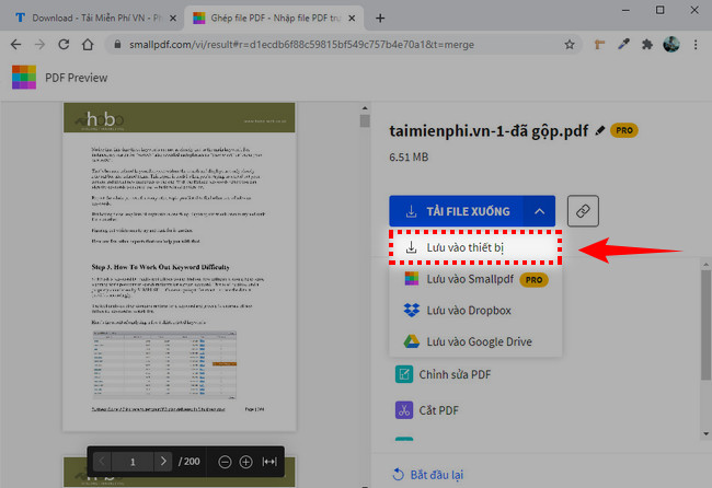 Picture 8 of How to merge PDF files online for free and quickly.