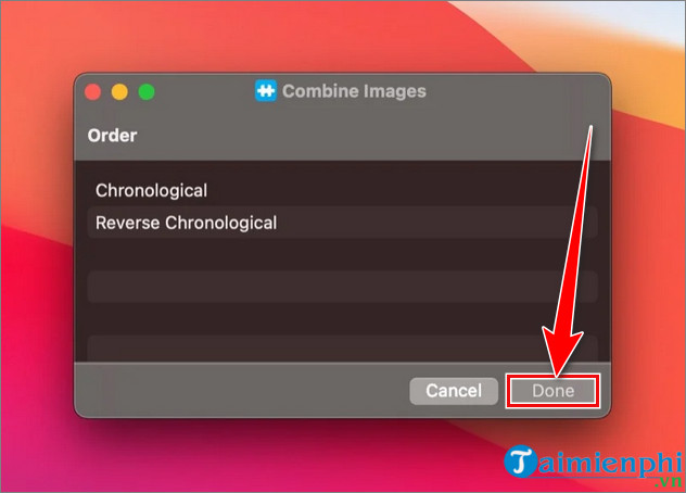 How to merge photos on Macbook, merge multiple photos into 1 on Mac OS Picture 11