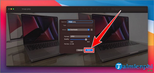 How to merge photos on Macbook, merge multiple photos into 1 on Mac OS Picture 14