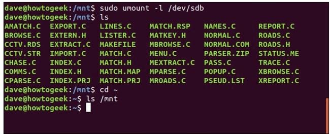 How to mount and mount storage devices on Linux Terminal Picture 22