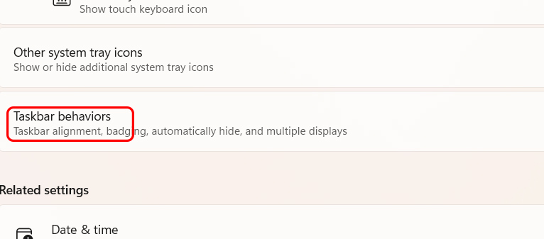 How to move Taskbar to another screen Picture 1